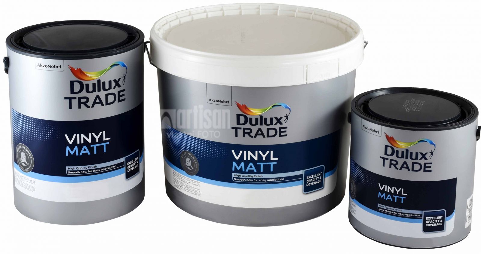 DULUX Trade Vinyl Matt PBW - biela prémiová maliarska farba do interiéru v objeme 2.5 l, 5 l a 10 l